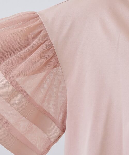 INDIVI / インディヴィ カットソー | チュールスリーブカットソー | 詳細17