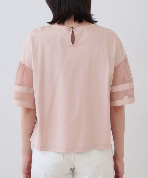 INDIVI / インディヴィ カットソー | チュールスリーブカットソー | 詳細20