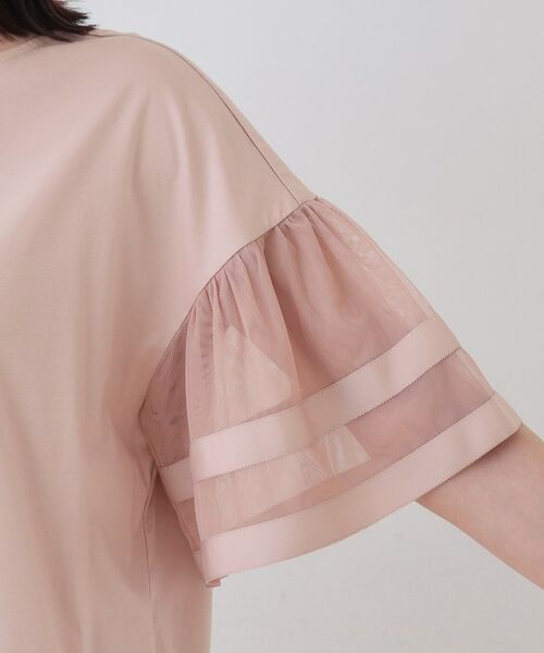 INDIVI / インディヴィ カットソー | チュールスリーブカットソー | 詳細23
