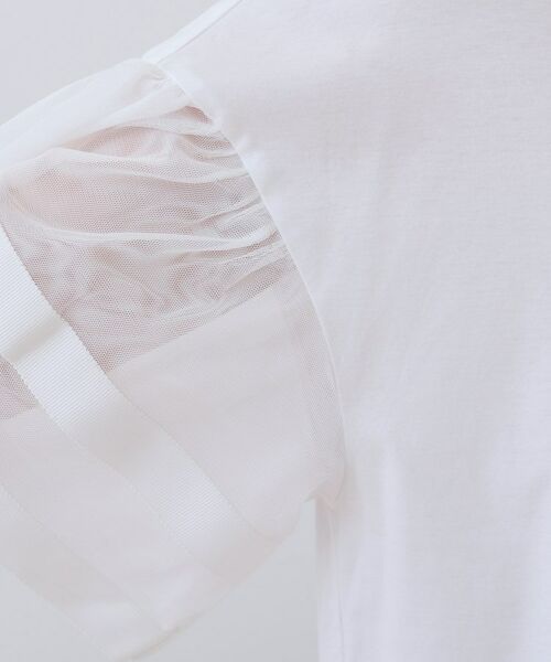 INDIVI / インディヴィ カットソー | チュールスリーブカットソー | 詳細5