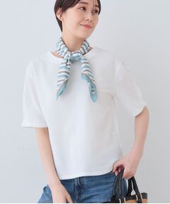 INDIVI / インディヴィ カットソー | 【洗える】サッカー素材カットソー