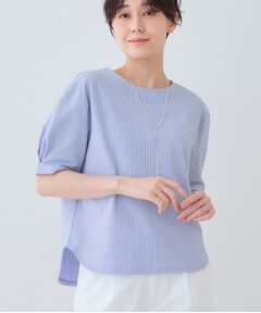 INDIVI / インディヴィ カットソー | 【洗える】サッカー素材カットソー