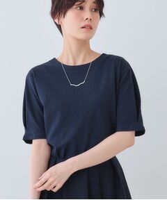 INDIVI / インディヴィ カットソー | 【洗える】サッカー素材カットソー