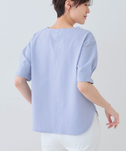 INDIVI / インディヴィ カットソー | 【洗える】サッカー素材カットソー | 詳細11