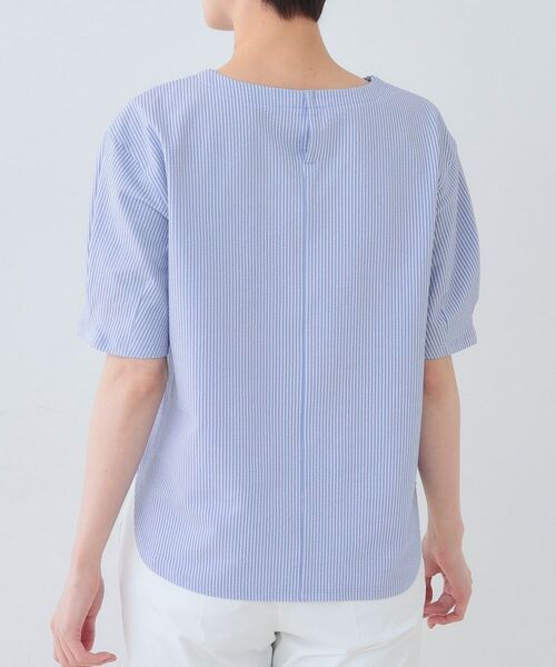 INDIVI / インディヴィ カットソー | 【洗える】サッカー素材カットソー | 詳細16