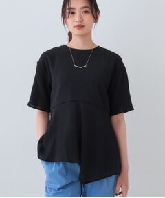 INDIVI / インディヴィ カットソー | 【洗える】ペプラムトップス