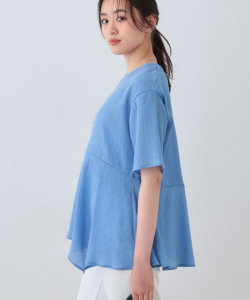 INDIVI / インディヴィ カットソー | 【洗える】ペプラムトップス | 詳細10