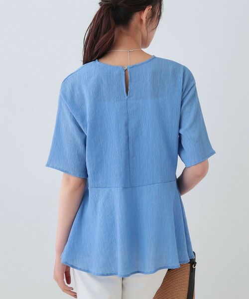 INDIVI / インディヴィ カットソー | 【洗える】ペプラムトップス | 詳細11