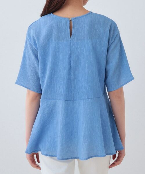 INDIVI / インディヴィ カットソー | 【洗える】ペプラムトップス | 詳細16