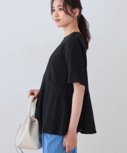 INDIVI / インディヴィ カットソー | 【洗える】ペプラムトップス | 詳細6