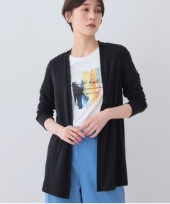 INDIVI / インディヴィ カーディガン・ボレロ | 【洗える】着流しジャージカーディガン
