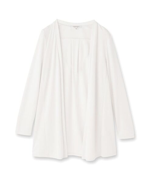 INDIVI / インディヴィ カーディガン・ボレロ | 【洗える】着流しジャージカーディガン | 詳細1