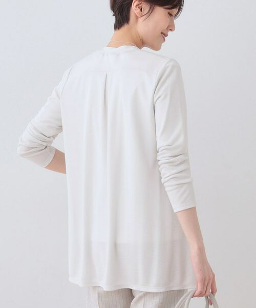 INDIVI / インディヴィ カーディガン・ボレロ | 【洗える】着流しジャージカーディガン | 詳細11