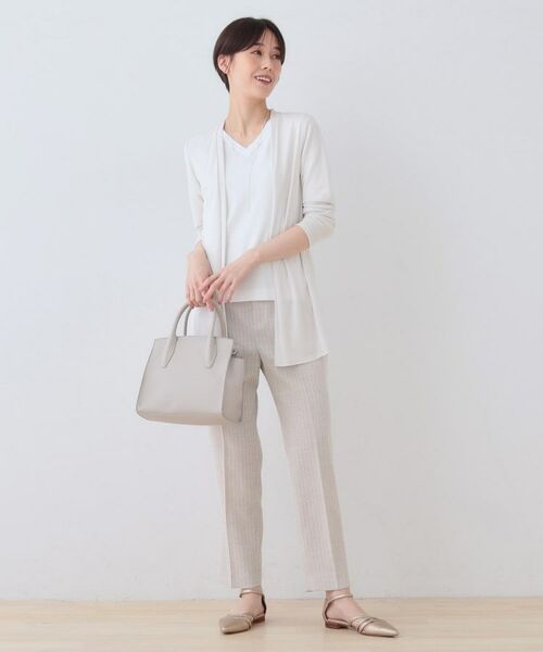 INDIVI / インディヴィ カーディガン・ボレロ | 【洗える】着流しジャージカーディガン | 詳細12