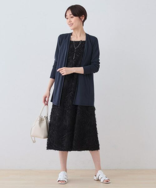 INDIVI / インディヴィ カーディガン・ボレロ | 【洗える】着流しジャージカーディガン | 詳細16