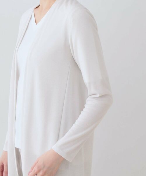 INDIVI / インディヴィ カーディガン・ボレロ | 【洗える】着流しジャージカーディガン | 詳細22