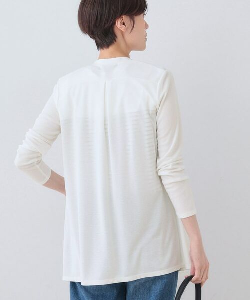 INDIVI / インディヴィ カーディガン・ボレロ | 【洗える】着流しジャージカーディガン | 詳細3