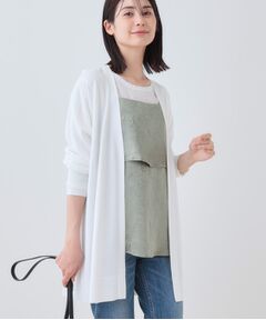 INDIVI / インディヴィ カーディガン・ボレロ | 【洗える】大人ロングカーディガンニット