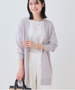 INDIVI / インディヴィ カーディガン・ボレロ | 【洗える】大人ロングカーディガンニット