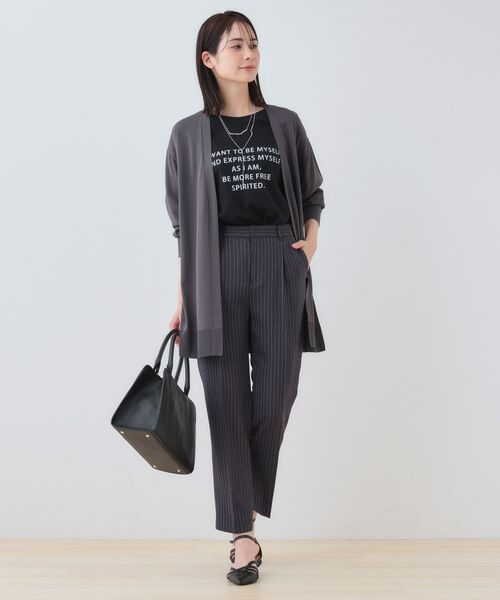 INDIVI / インディヴィ カーディガン・ボレロ | 【洗える】大人ロングカーディガンニット | 詳細12