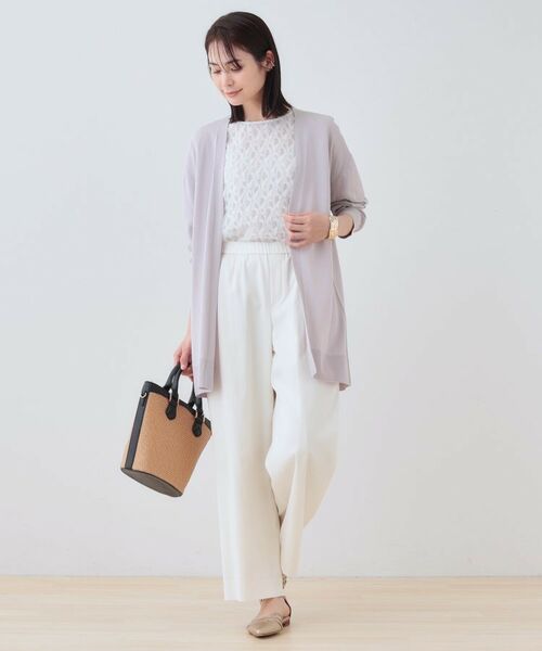 INDIVI / インディヴィ カーディガン・ボレロ | 【洗える】大人ロングカーディガンニット | 詳細8