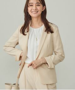 INDIVI / インディヴィ テーラードジャケット | 【洗える／UVケア】ストレッチテーラードジャケット