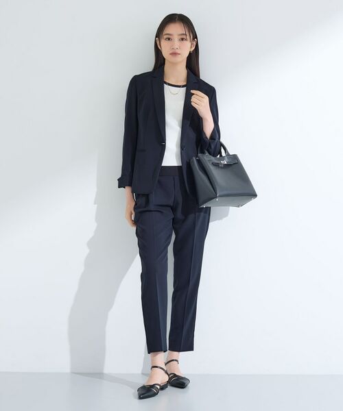 INDIVI / インディヴィ テーラードジャケット | 【洗える/UVケア】ストレッチテーラードジャケット | 詳細12