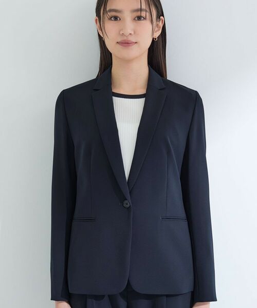 INDIVI / インディヴィ テーラードジャケット | 【洗える/UVケア】ストレッチテーラードジャケット | 詳細14