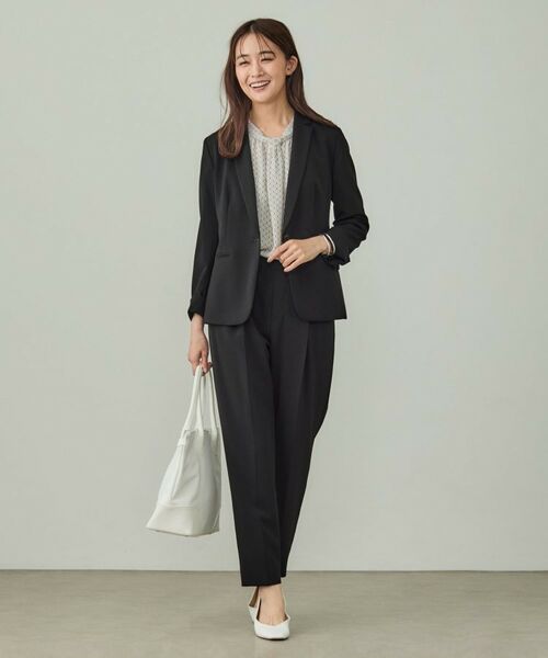 INDIVI / インディヴィ テーラードジャケット | 【洗える/UVケア】ストレッチテーラードジャケット | 詳細4