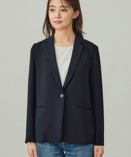 INDIVI / インディヴィ テーラードジャケット | 【洗える／UVケア】テーラード ナロージャケット | 詳細14