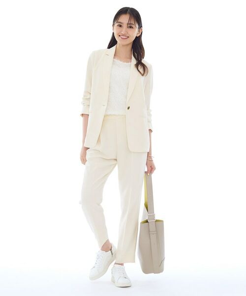 INDIVI / インディヴィ テーラードジャケット | 【洗える／UVケア】テーラード ナロージャケット | 詳細8