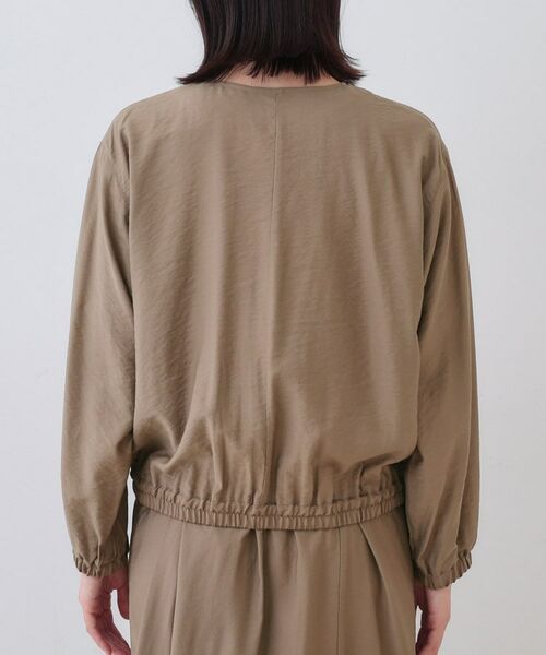 INDIVI / インディヴィ レザーブルゾン・ジャケット | ワッシャーブルゾン | 詳細12