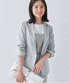 INDIVI / インディヴィ テーラードジャケット | 【通勤スーツ】ドライタッチテーラードジャケット