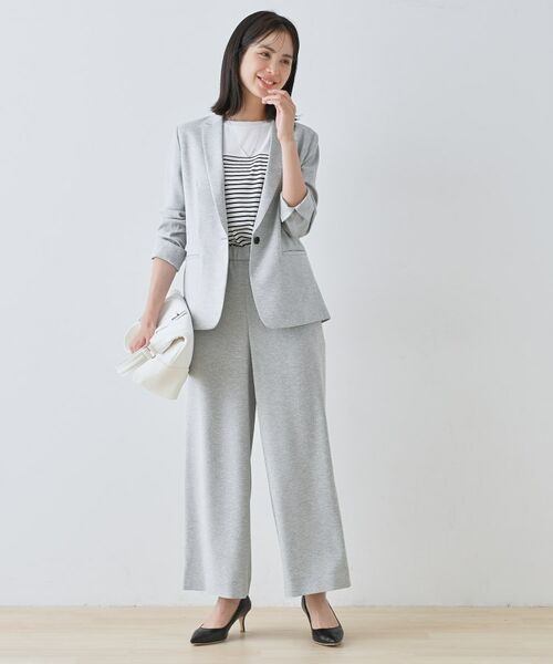 INDIVI / インディヴィ テーラードジャケット | 【通勤スーツ】ドライタッチテーラードジャケット | 詳細11