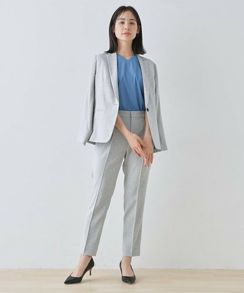 INDIVI / インディヴィ テーラードジャケット | 【通勤スーツ】ドライタッチテーラードジャケット | 詳細12