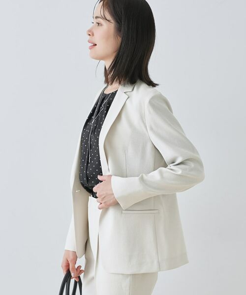 INDIVI / インディヴィ テーラードジャケット | 【通勤スーツ】ドライタッチテーラードジャケット | 詳細2