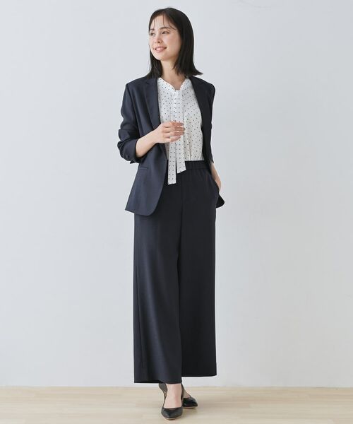 INDIVI / インディヴィ テーラードジャケット | 【通勤スーツ】ドライタッチテーラードジャケット | 詳細8