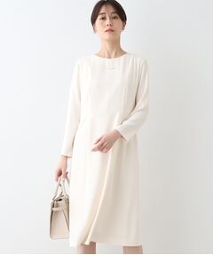 INDIVI / インディヴィ ミニ丈・ひざ丈ワンピース | 【セレモニーにおすすめ】スタイルアップウエスト切り替えワンピース