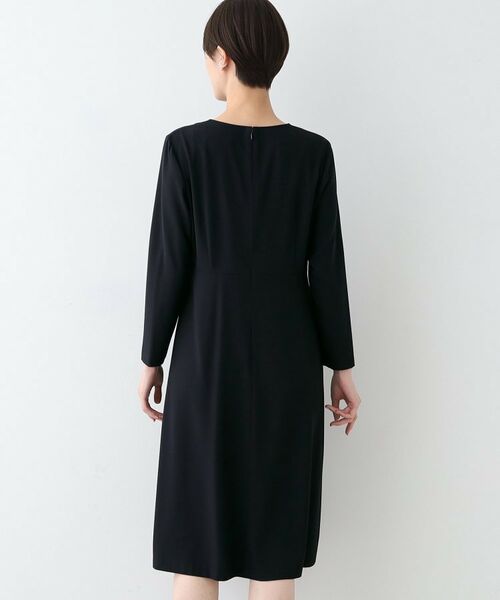 INDIVI / インディヴィ ミニ丈・ひざ丈ワンピース | 【セレモニーにおすすめ】スタイルアップウエスト切り替えワンピース | 詳細12