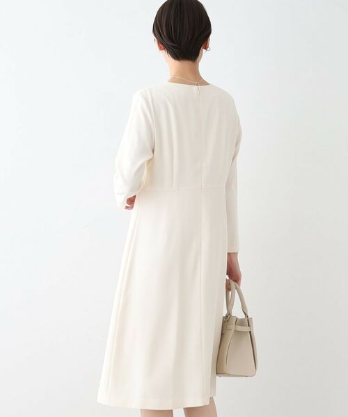 INDIVI / インディヴィ ミニ丈・ひざ丈ワンピース | 【セレモニーにおすすめ】スタイルアップウエスト切り替えワンピース | 詳細3