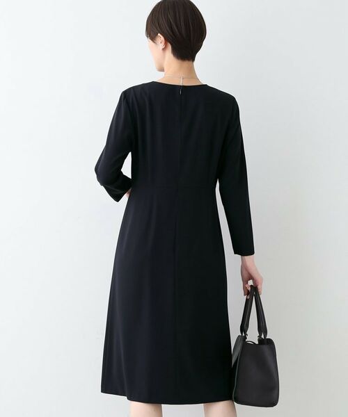 INDIVI / インディヴィ ミニ丈・ひざ丈ワンピース | 【セレモニーにおすすめ】スタイルアップウエスト切り替えワンピース | 詳細7