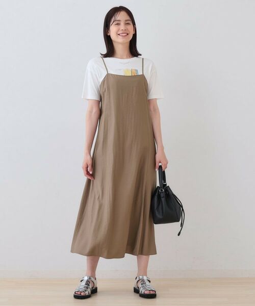 INDIVI / インディヴィ ロング・マキシ丈ワンピース | ワッシャーキャミワンピース | 詳細7