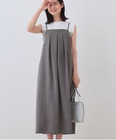 INDIVI / インディヴィ ロング・マキシ丈ワンピース | タックキャミワンピース