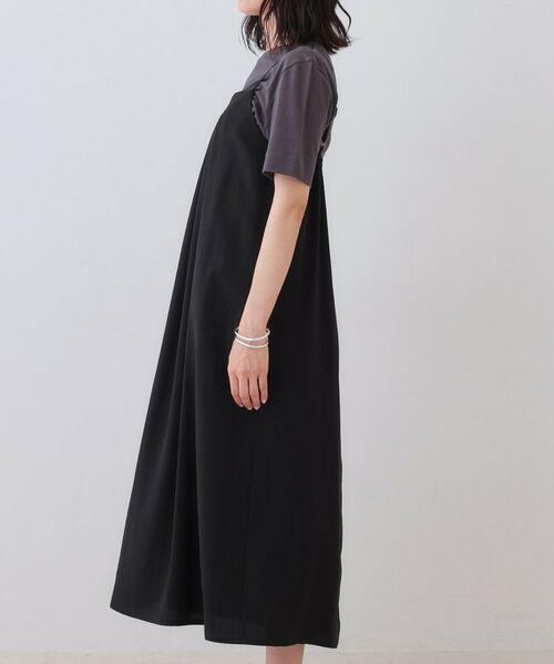 INDIVI / インディヴィ ロング・マキシ丈ワンピース | タックキャミワンピース | 詳細11
