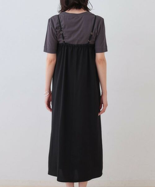 INDIVI / インディヴィ ロング・マキシ丈ワンピース | タックキャミワンピース | 詳細12