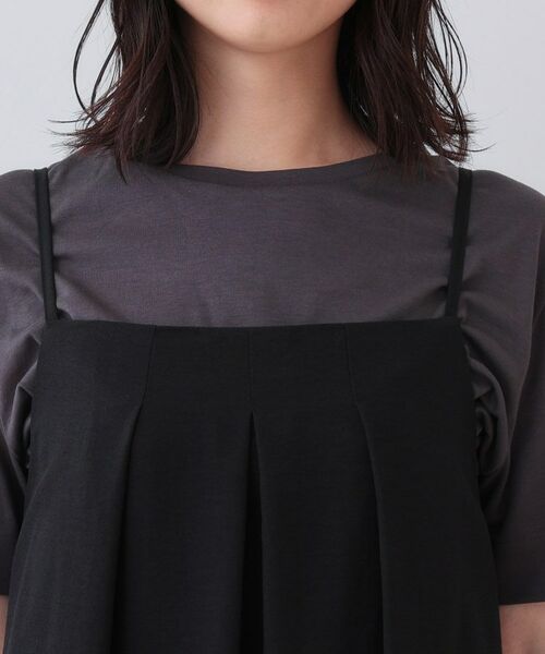 INDIVI / インディヴィ ロング・マキシ丈ワンピース | タックキャミワンピース | 詳細13