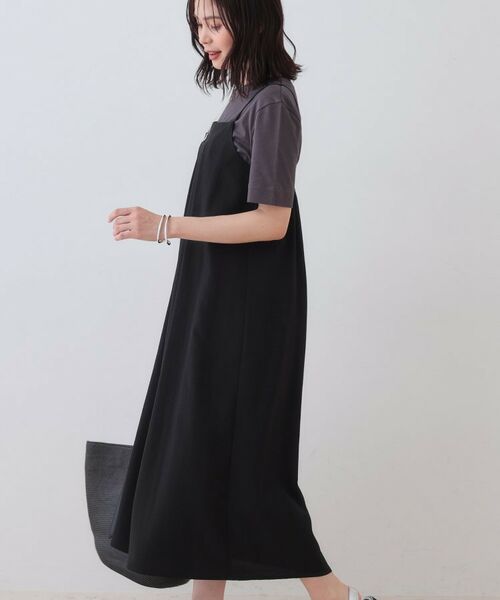 INDIVI / インディヴィ ロング・マキシ丈ワンピース | タックキャミワンピース | 詳細6