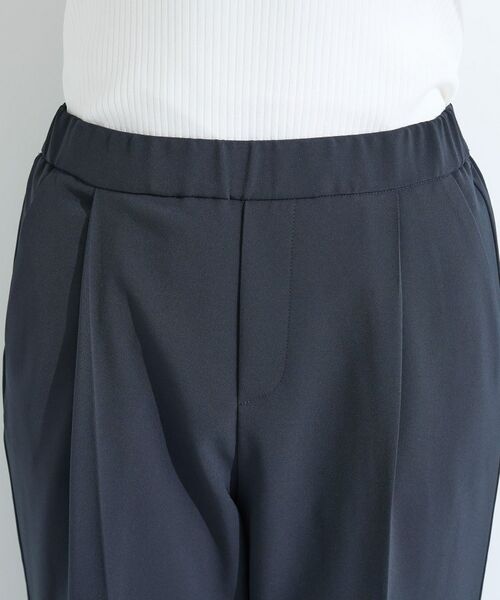 INDIVI / インディヴィ パンツ | 【洗える／UVケア】ストレッチ タックテーパードパンツ | 詳細17