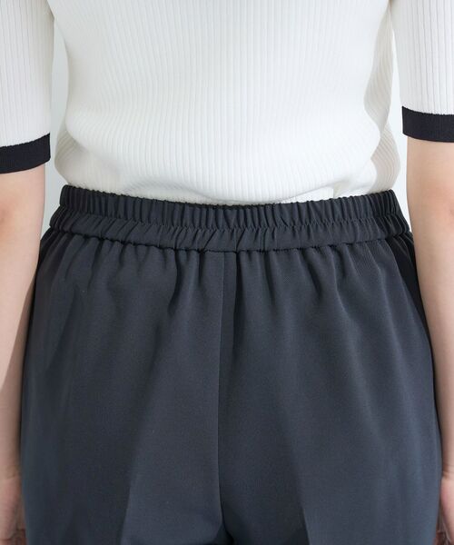 INDIVI / インディヴィ パンツ | 【洗える／UVケア】ストレッチ タックテーパードパンツ | 詳細18