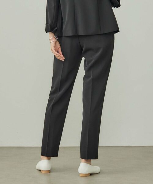 INDIVI / インディヴィ パンツ | 【洗える／UVケア】ストレッチ タックテーパードパンツ | 詳細7